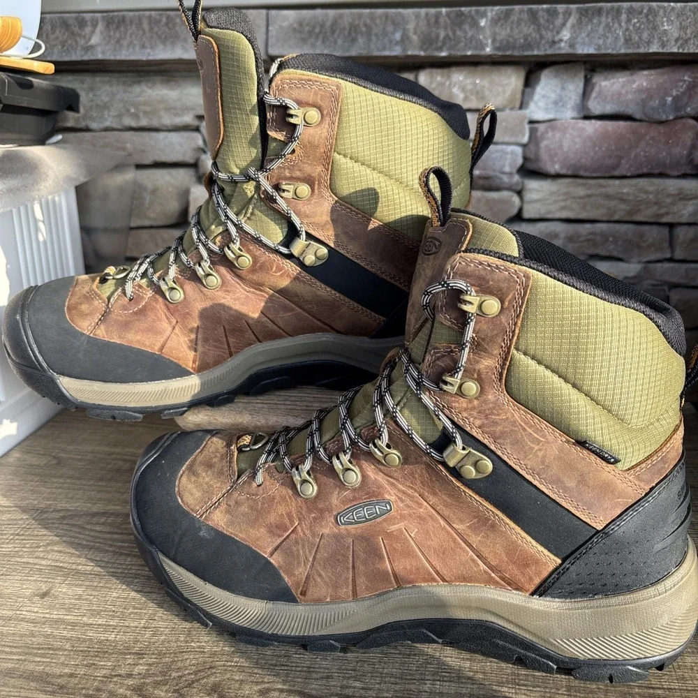KEEN Men's Revel 4 Mid Height Polar Insulated Waterproof Snow Boots Size 12 M